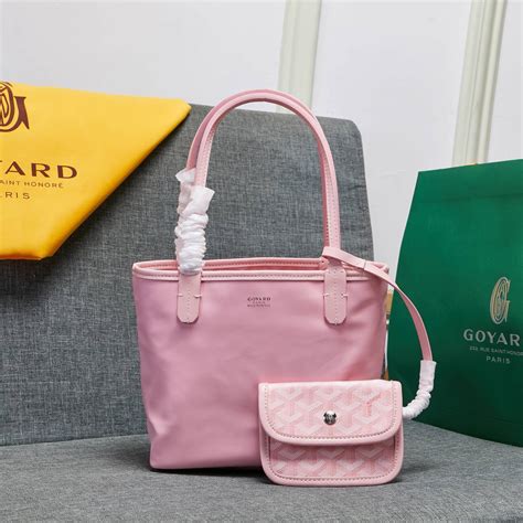 goyard pink mini tote|goyard anjou mini price 2023.